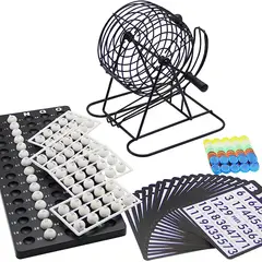 GENERICO - Juego clasico de Bingo Metalico Juegos familiares