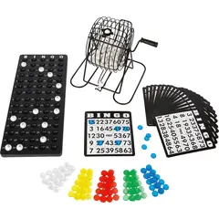 GENERICO - Juego clasico de Bingo Metalico Juegos familiares