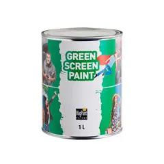MAGPAINT - Pintura fondo editable GreenScreenPaint para chromakey 1L verde mate