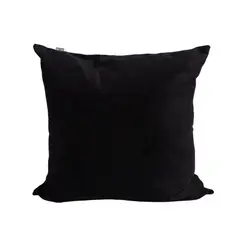 PILLOW & MIST - Funda de cojín Black Corduroy 45 x 45 cm
