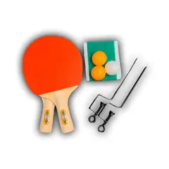 GENERICO - Raqueta De Ping Pong Mas Malla Raquetas De Ping Pong