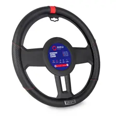 SPARCO - Cubre Volante Forro De Timon Costura Fibra Sps102rd