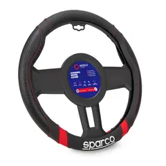 SPARCO - Cubre Volante Forro De Timon Fibra Carbono Sps132rd.