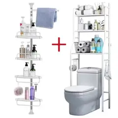 OEM - Combo Organizador de Baño Esquinero