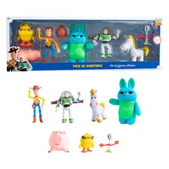 TOY STORY - SET DE FIGURAS 7 PCS ARTICULABLES  DE CON BUNNIE