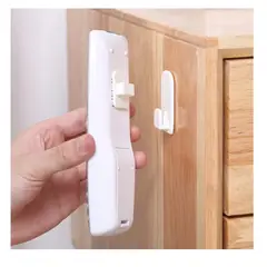 UNIVERSAL - Soporte ganchos adhesivos para Control Remoto para Televisor Smart