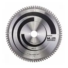 BOSCH - Disco de Sierra 10" (254 mm) 80D Multimaterial