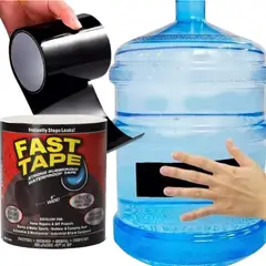 GENERICO - Flex Tape - Cinta impermeable de goma NEGRO