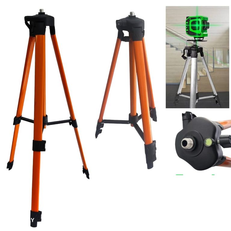 Trípode Ajustable 5-8 de 1m hasta 120cm y Funda para Nivel Láser