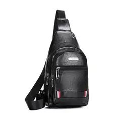 GENERICO - Pechera Mochila Morral Hombre cuero sintético