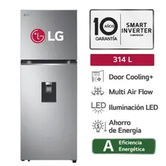 LG - Refrigeradora 314L Top Freezer con Door Cooling GT31WPP