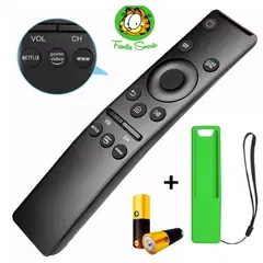 GENERICO - Control Remoto Samsung Smart Tv 4k Curve Uhd Funda Verde Y Pila