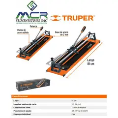 TRUPER - CORTAPISO O CORTADOR DE MAYOLICA DE 24" 61 CM