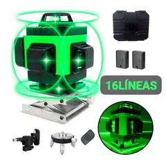 OEM - Maquina Nivel Láser Autonivelación Verde 16Líneas Recargable