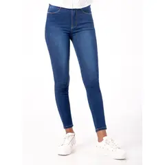 SQUEEZE - Pantalon Clasico Denim Stretch Ingrid Mujer