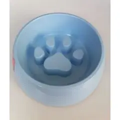 GENERICO - Plato Anti ansiedad de Melamine Para Perro o Gato - Celeste