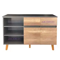 TEMEL - Aparador Vintage Mueble Aparador Melamina