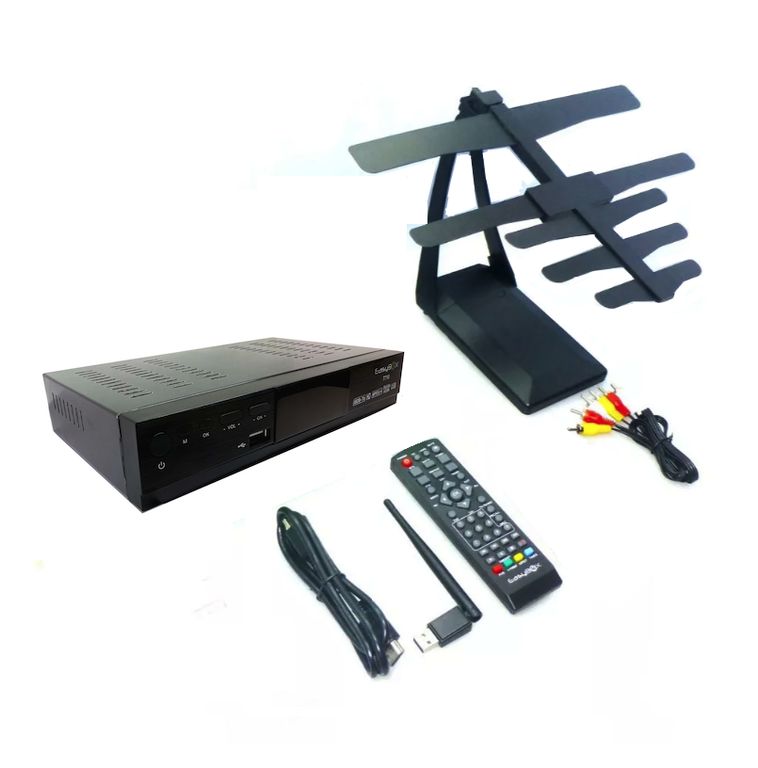 ANTENA Y SINTONIZADOR PARA TELEVISORES ANTIGUOS