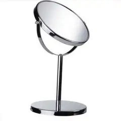 GENERICO - ESPEJO GIRATORIO CROMADO DE TOCADOR PARA MAQUILLAJE