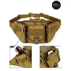 GENERICO - Canguro Impermeable Grande Múltiples Compartimientos