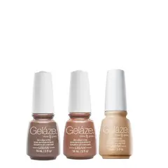CHINA GLAZE - CHG-Pack esmalte en gel tonos nude