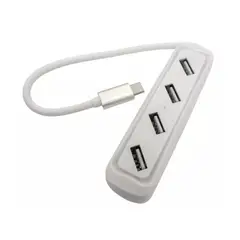 GENERICO - Hub Tipo C A Usb 2.0 4 Puertos
