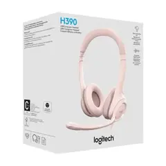 LOGITECH - H390 Audifono Usb Cancelacion De Ruido Color Rosa