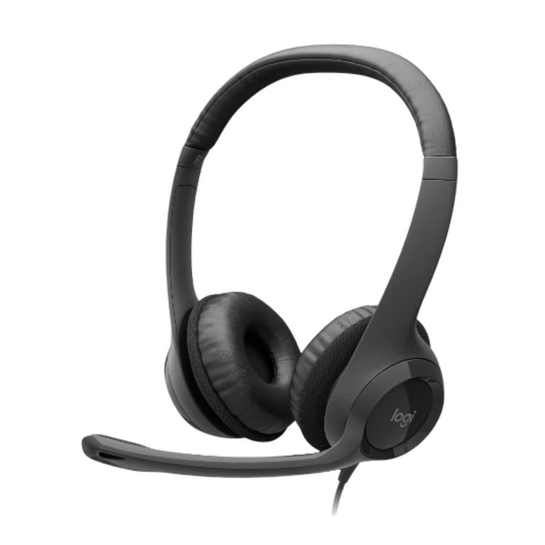 H390 Audifono Usb Cancelacion De Ruido Color Negro