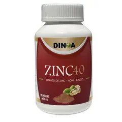 DINOA - Zinc 40 Cápsulas x 100