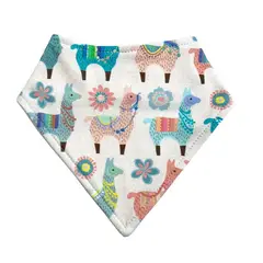 CHILLAX - Babero bandana llamas para bebé