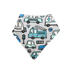 CHILLAX - Babero bandana Vehicles para bebé