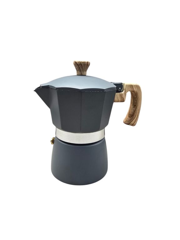 Cafetera italiana 3 tz Gris 160 ml