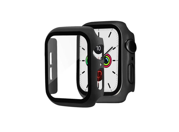Case Bumper con Vidrio Incorporado para Apple Watch 49mm - Negro