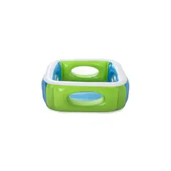 BESTWAY - Piscina Inflable Cuadrada con ventanas 168x56cm