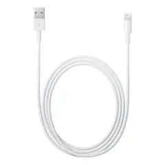 GENERICO - Cable De Datos Lightning A Usb Para iPhone Ipad Y iPod 1M - Blanco