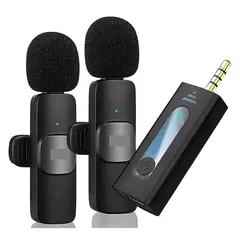 OEM - Microfono Inalambrico X2 - Solapero 35mm Aux - Celular PC Camara DSLR