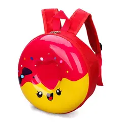 ITELSISTEM - Mochila Infantil Inicial Impermeable Escolar Rojo Donuts