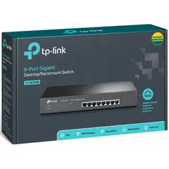TP LINK - Switch con 8 puertos gigabit sobremesa/rack