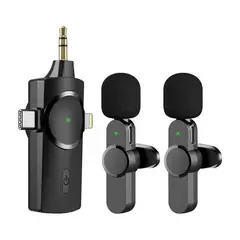 OEM - Microfono Inalambrico Universal - 2 micros - Para Celular PC y Camaras