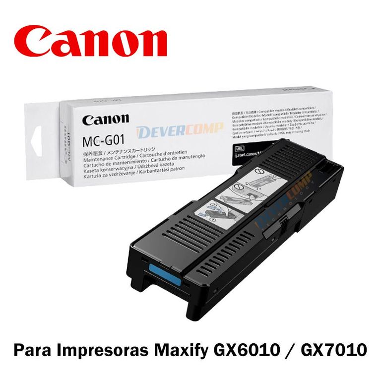 Cartucho de mantenimiento MC G01 Maxify GX6010 GX7010