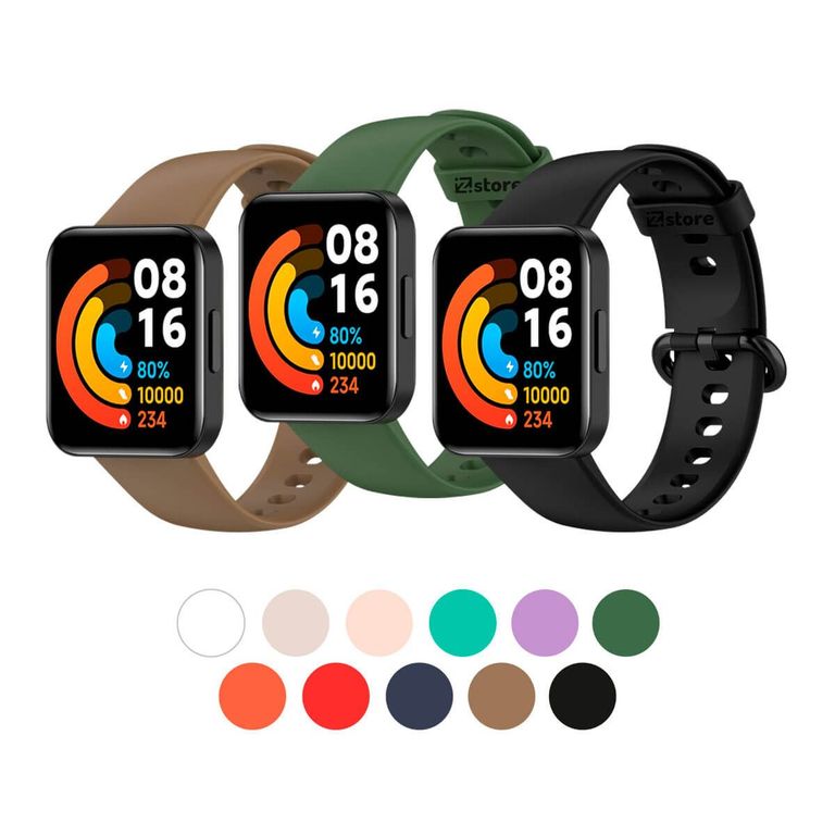 Correa de Silicona para Redmi Watch 2 Lite Verde Militar.