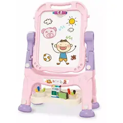 GENERICO - Pizarra 2 en 1 para niños Reversible + Accesorios