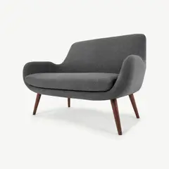 YOLODECORO - Sofá Moby De 2 Cuerpos Gris Marga