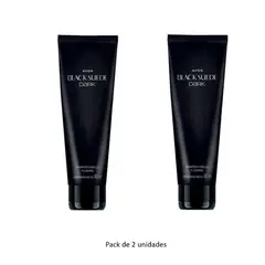 AVON - - Black Suede Dark Shampoo cabello y cuerpo 90ml Pack de 2 unidades