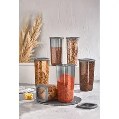 VIP AHMET - Set de Contenedores Gris 6 piezas VipAhmet