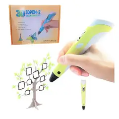 GENERICO - Lápiz eléctrico 3D portátil lapicero manual - Amarillo