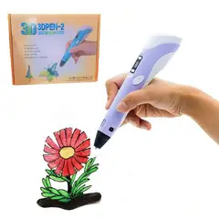 GENERICO - Lápiz eléctrico 3D portátil lapicero manual - Morado