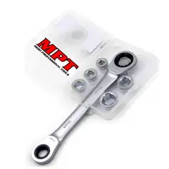GENERICO - LLAVE RACHET MACIZA CON MEDIDAS INTERCAMBIALES TRINQUETES MPT TOOLS