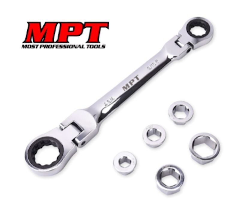 ESTUCHE LLAVE RACHET CARDAN USO PROFESIONAL 7 EN 1 MULTIUSO MPT TOOLS