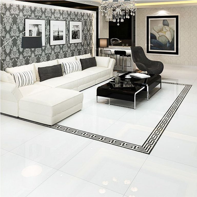 Porcelanato Vitrificado Blanco 60x60 cm 1.44 m2 - Importado